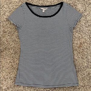 Black and white striped shirt